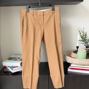 J. Crew Women Skimmer City Fit Tan Pants in size 10